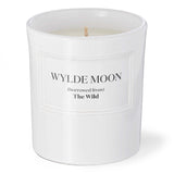 Single wick scented candle with white ceramic pot and lid
