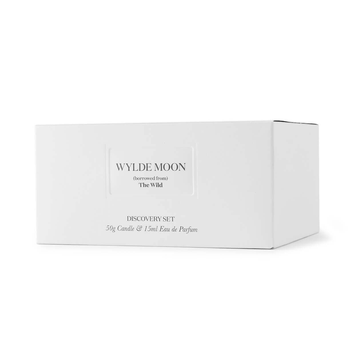 Travel size candle and perfume set from WYLDE MOON